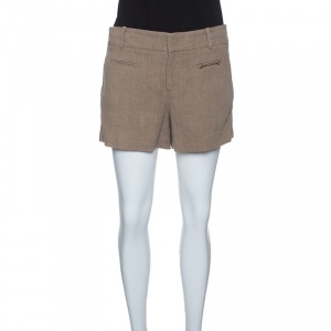 Gucci Brown Horsebit Pocket Detail Shorts M