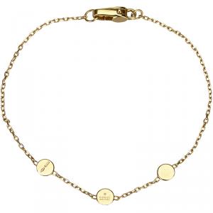 Gucci 18K Yellow Gold Chain Bracelet
