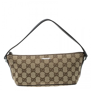 Pre Owned حقيبة يد صغيرة غوتشي كانفاس GG بيج