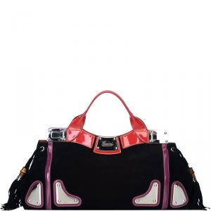 Gucci Multi-color Suede Race Bag