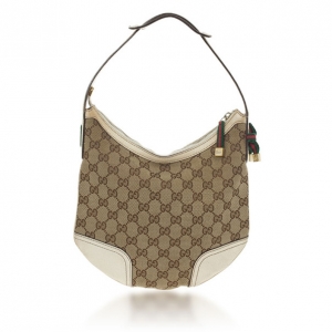 Pre Owned Gucci Princy GG Supreme Hobo 