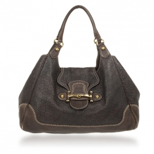 مملوكة مسبقًا Gucci Brown Guccissima Leather New Pelham Large Shoulder Bag