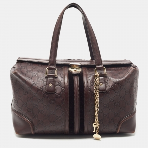 Gucci Brown Guccissima Leather Doctor Bag