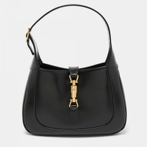 Gucci Black Leather Small Jackie 1961 Hobo