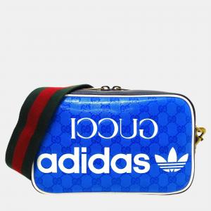 Gucci Blue x Adidas Small GG Crystal Crossbody Bag