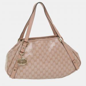 Gucci Pink GG Canvas shoulder bag
