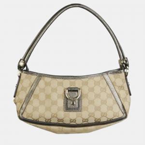 Gucci Brown GG Canvas Abbey Pochette Bag
