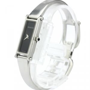 Gucci Black Stainless Steel 1500 L Women's Wristwatch 12MM