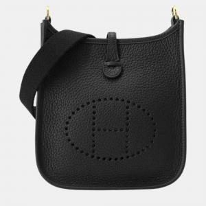 Hermes Evelyne Black Taurillon Clemence Size Tpm
