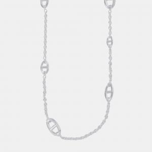 Pre Owned Hermes Chaine D'Ancre Farandole Necklace Size 80 Sv925
