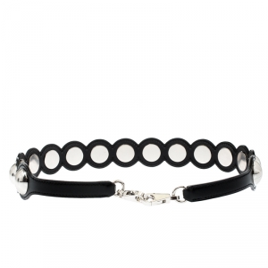 Pre Owned Hermes Black Calf Leather Passage Cloute Bag Strap