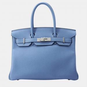 Hermes Birkin Azur Togo Leather Size 30