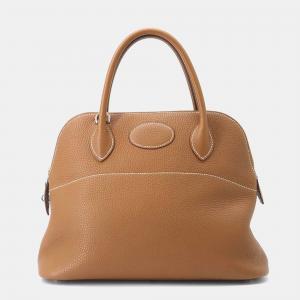 Hermes Bolide Gold Taurillon Clemence Size 31