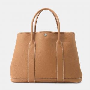 Hermes Garden Party Gold Negonda Leather Size Pm