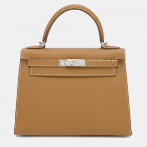 Hermès Gold Epsom Kelly Sellier 28