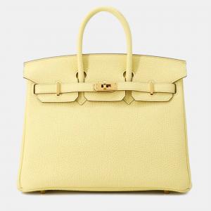 Hermès Jaune Poussin Togo Birkin 25