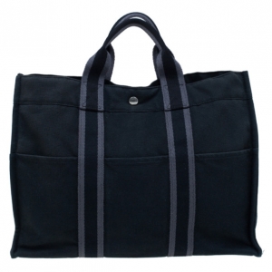 مملوكة مسبقًا Hermes Black Herline Tote MM