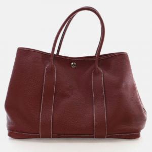 Hermes Garden Party 36 Rouge H Negonda Bag 
