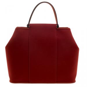 Pre Owned Hermes Sienne Canvas Cabag Elan Bag