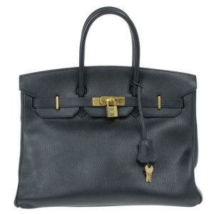 Hermes Black Togo Leather Birkin 35
