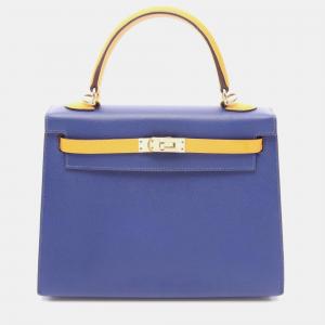 Pre Owned HERMES Handbag  Blue Used