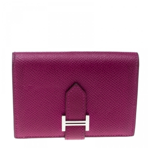 Hermes Tosca Epsom Leather Bearn Card Holder