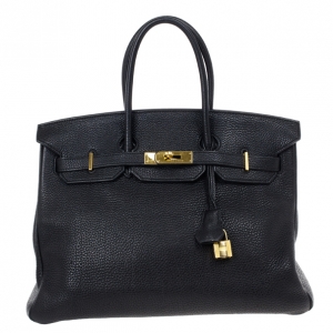 Hermes Black Togo Birkin 35