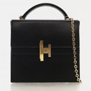 Hermes Black Mysore Chevre Cinhectic Box bag