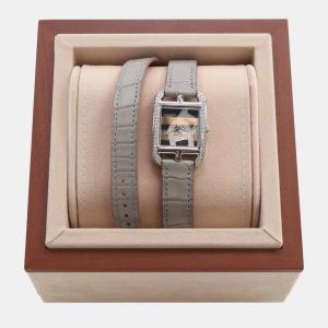 Hermes Grey Cape Cod Chaine D'ancre Joaillier Watch 31 mm