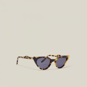 Illesteva Animal Isabella Tortoiseshell Cat Eye Sunglasses