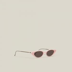 Illesteva Pink Marianne Cat-Eye Acetate Sunglasses
