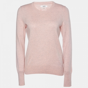 Isabel Marant Etoile Pink Cotton & Wool Knit Sweater S