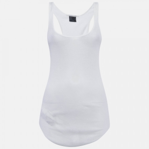 مملوكة مسبقًا توب إيزابيل مارانت أبيض مضلع محبوك مقاس صغير - سمول