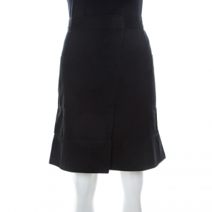 Isabel Marant Black Denim Mini Skirt L