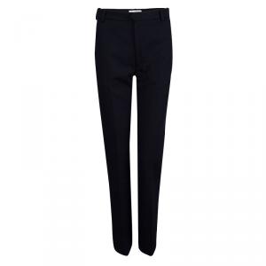  Isabel Marant Etoile Navy Blue Cotton Bootcut Molly Trousers S