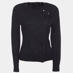 Isabel Marant Black Wool Asymmetric Jacket S