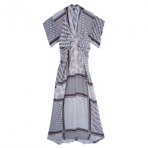 Issa Keffiyeh Print Maxi Dress S