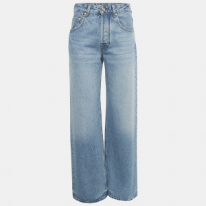 Jacquemus Blue Denim The Wide de-Nîmes JeansS Waist 25"