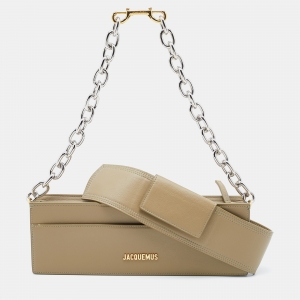 Jacquemus Green Leather Le Sac Ciuciu Shoulder Bag