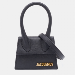 Jacquemus Black Leather Mini Le Chiquito Bag