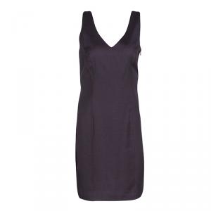 John Galliano Vintage Purple Linen Sleeveless Dress M