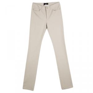 Joseph Stone Beige Stretch Gabardine Skinny Jeans S