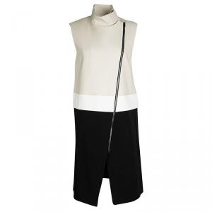 Joseph Tricolor Zip Detail Preston Sleeveless Long Coat M