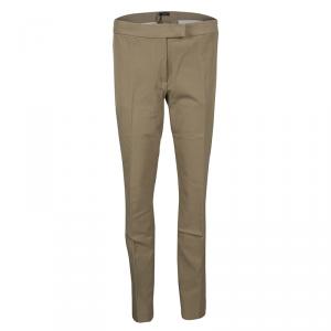 Joseph Almond Brown Stretch Gabardine Finley Regular Fit Trousers L