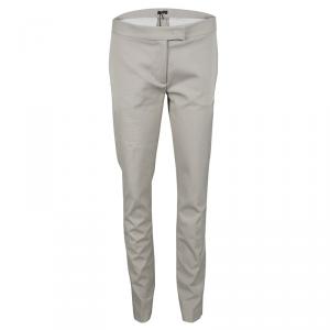 Joseph Almond Beige New Cotton Compact Finley Regular Fit Trousers M