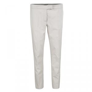 Joseph Beige Stone Light Cotton Stretch Finley Trousers M