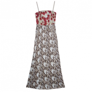 Pre Owned Just Cavalli Floral/Animal Print Maxi Dress M