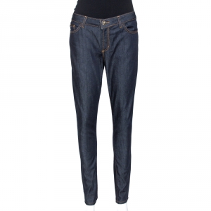 Pre Owned Just Cavalli Navy Blue Denim Slim Fit Jeans L