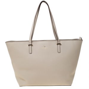 Pre Owned Kate Spade Grey Leather Harmony Tote