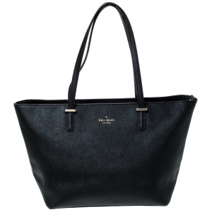 Pre Owned Kate Spade Black Leather Harmony Tote 